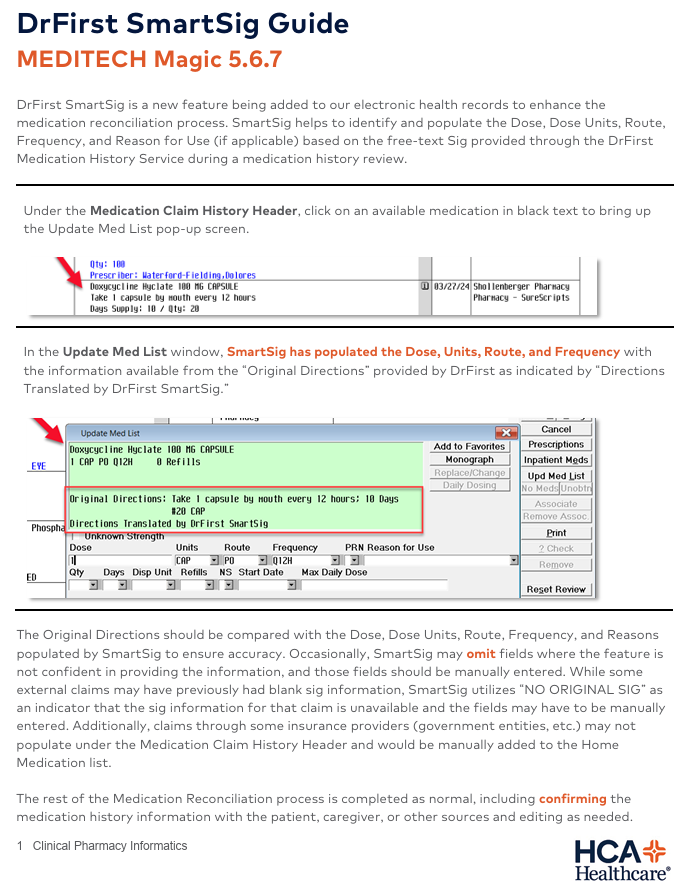 EFD_SA Med Rec SmartSig